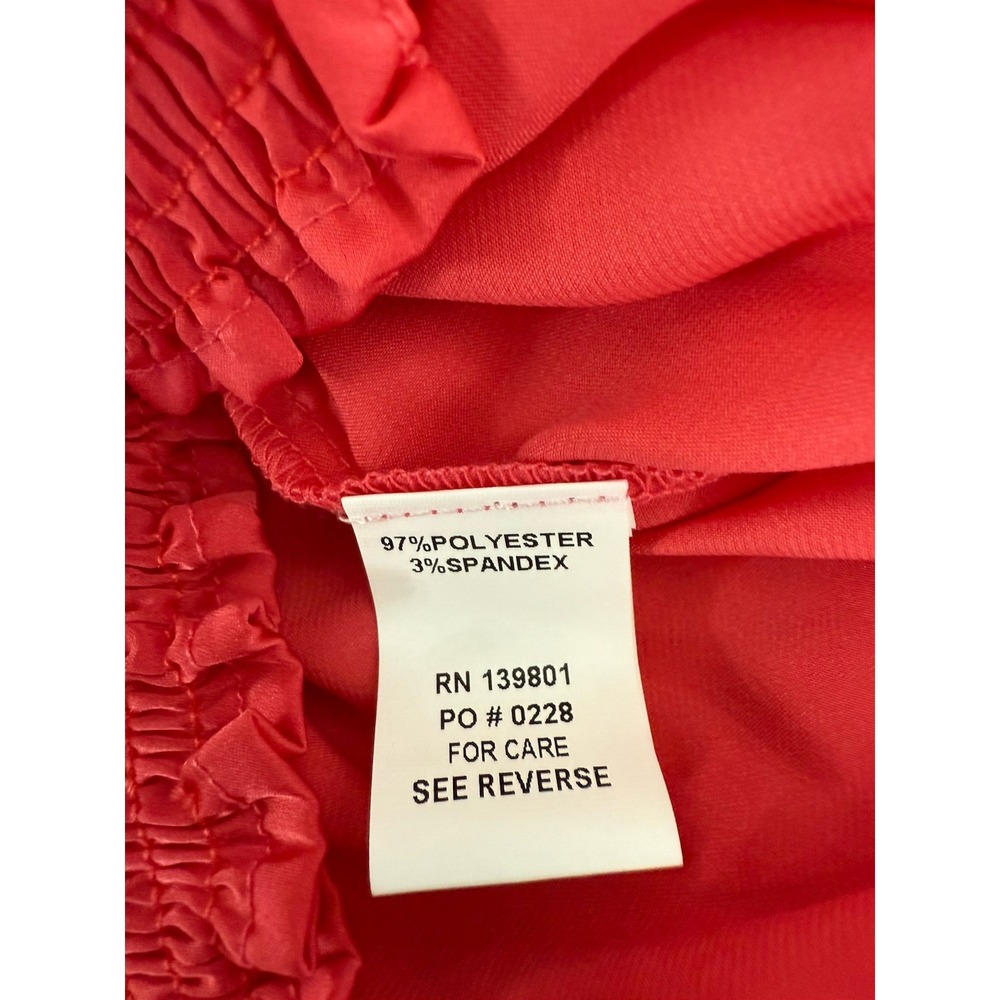 Shug Crop Top Watermelon Doris‎ NWT$248 Large Off Shoulder - Picture 8 of 8